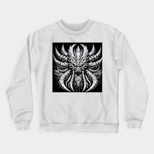 Cybernetic Dystopian Space Monster Crewneck Sweatshirt